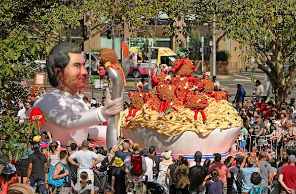 What this parade needs is a good float