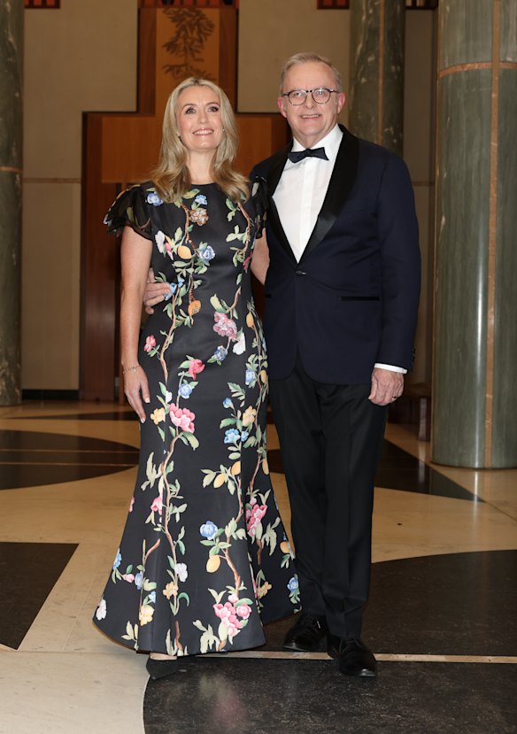 Jodie Haydon and Prime Minister Anthony Albanese.