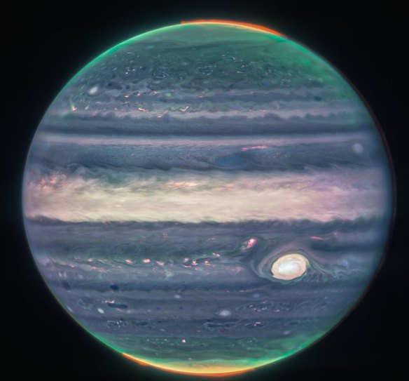 Fresh photos of Jupiter from NASA’s Webb Telescope. 