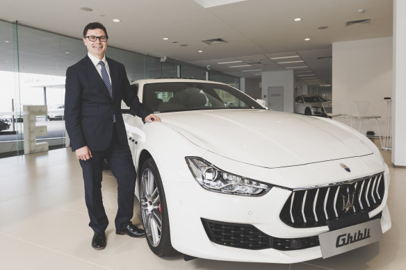 Maserati Australian/NZ chief operating officer Glen Sealey, pictured, says the market for luxury cars is growing in Canberra.