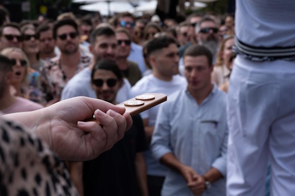 2up at the Australian Heritage hotel in The Rocks, Sydney.
