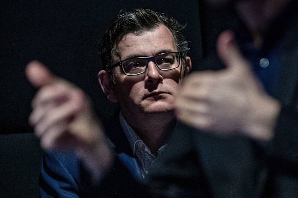 SEPTEMBER 25. Victorian Premier Daniel Andrews addresses the media at his daily briefing.