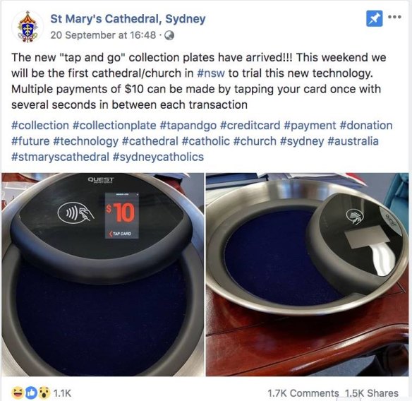 The response on the cathedral's Facebook page to the announcement was overwhelmingly negative.