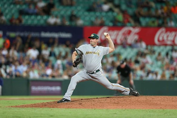 Australian pitcher Ryan Rowland-Smith.