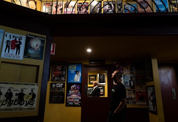 The Enmore Theatre has been renovated during the last year, taking advantage of the lockdown. Greg Khoury, Executive Director of Century Venues and Sam Nardo, COO of Century Venues.