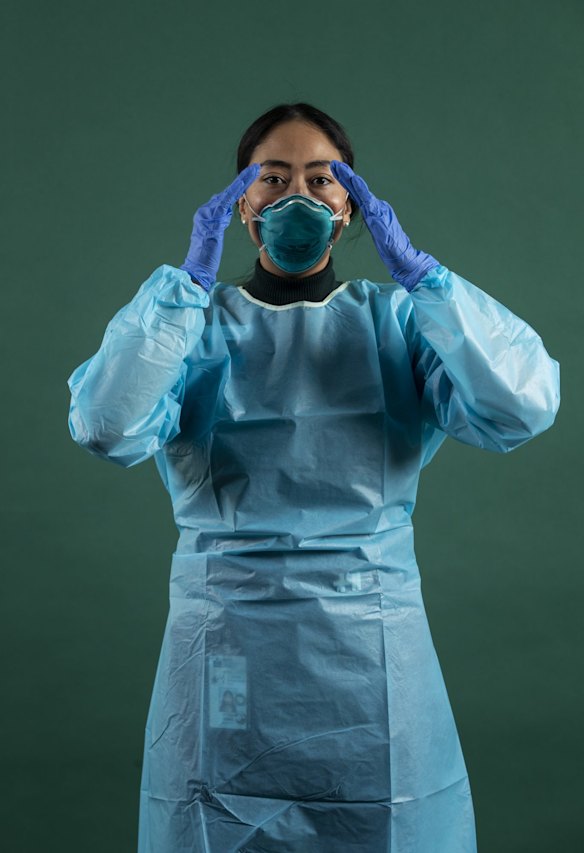 Levina Saad, Patient Safety & Quality Manager deployed in Infection Control during
COVID-19, St Vincent's Hospital, Sydney.