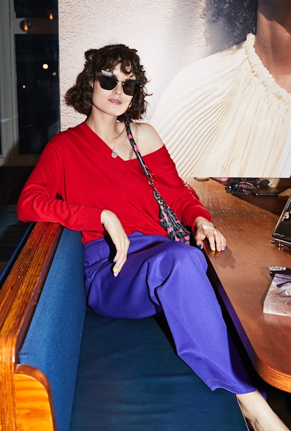 Chloe Hill at the Sunglass Hut House of Sun party.