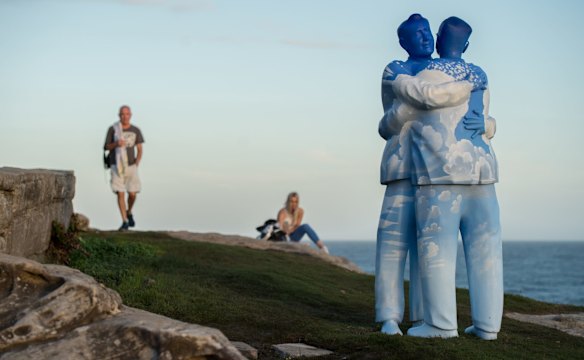 Sculpture by the sea which runs between Bondi to Bronte
