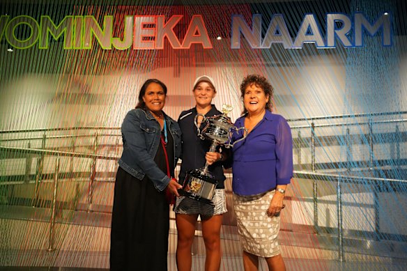 Amazing Indigenous women. Cathy Freeman, Ash Barty and Evonne Goolagong Cawley.