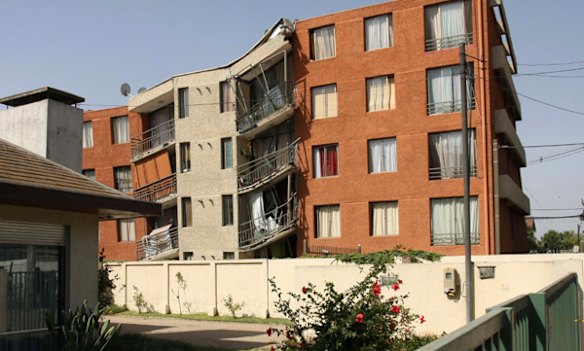 Maipu neighborhood in Santiago.