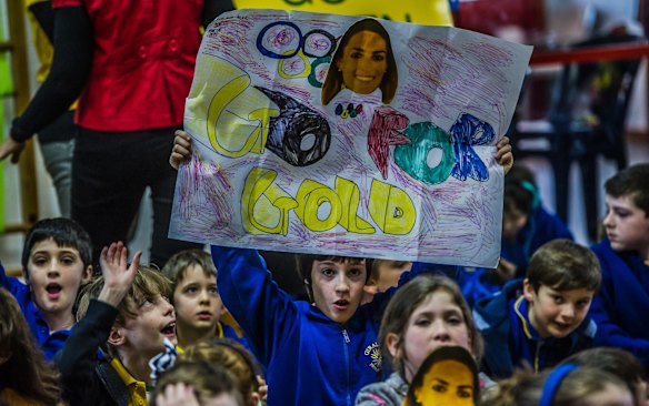 Giralang Primary school. The school where Olympic 400 meter hurdler teaches excitedly watches her compete in the semi-final event at the Rio Olympic games. Nikos Burke-Millea has great hopes for Lauren.