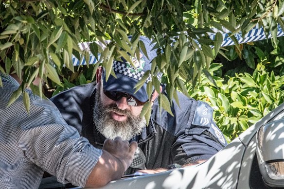 ACT police officers at Hall Best Lane, Gungahlin investigate the suspicious death of a 56-year-old man. 