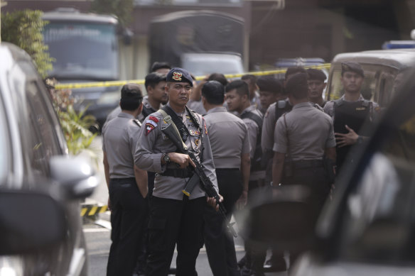Police in Indonesia have beefed up security in preparation for Christmas and New Year celebrations. 