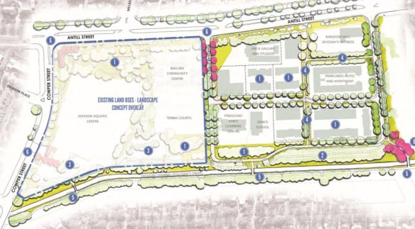 The Section 72 concept plan outlines the vision for the site.