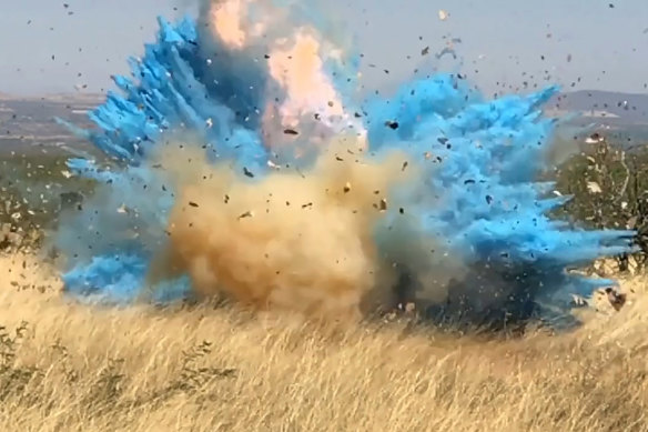 A gender reveal event in the Santa Rita Mountain’s foothills, in Arizona, in 2017 ignited a bushfire.