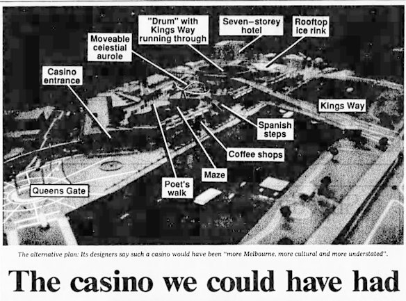 Melbourne’s Crown Casino that might have been: an understated casino ...