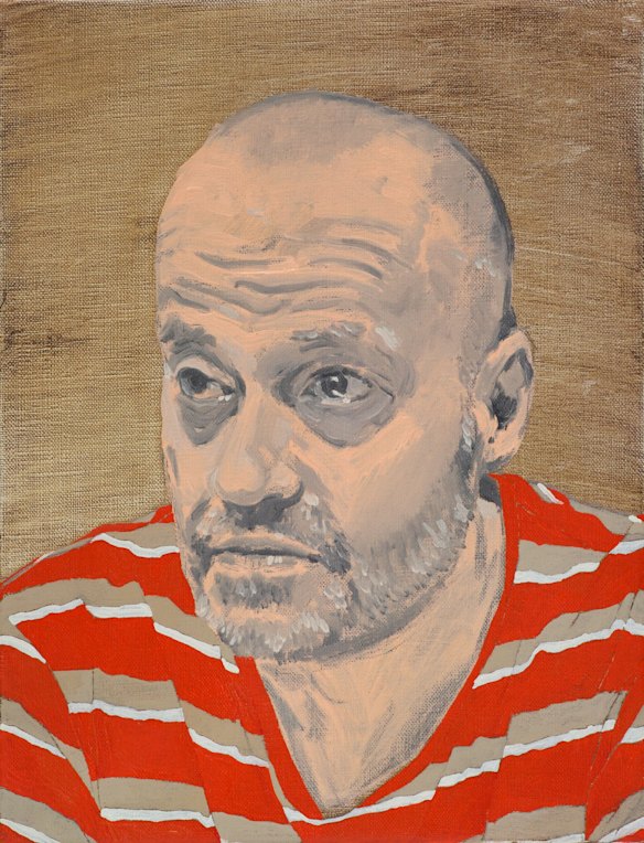 Samuel Rush Condon, 'Portrait of Adam Spencer'. Oil on linen, 35 x 27 cm. © the artist