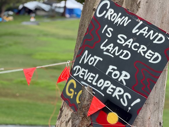 Protesters will have to vacate Victoria Park when GIICA takes control on June 1.