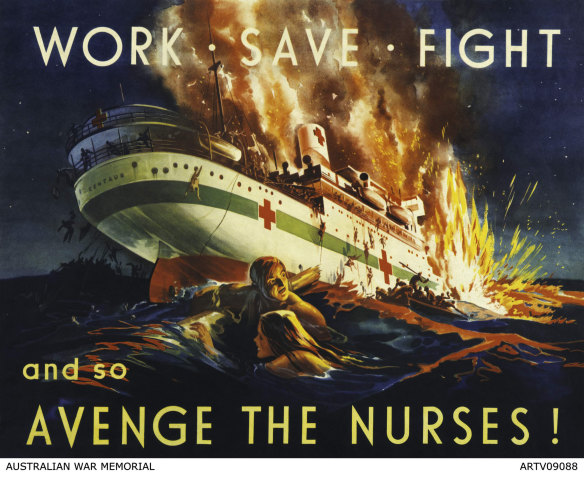 The poster created after the Centaur’s sinking.
