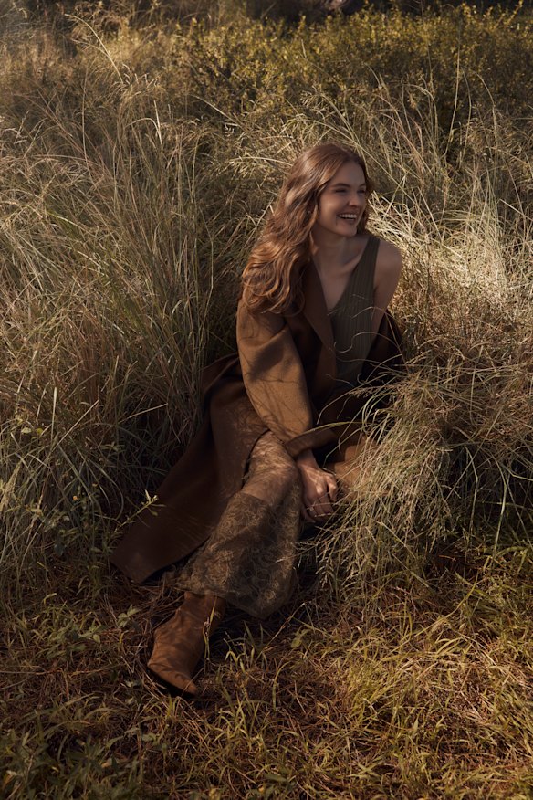 Vittoria Gwen coat from Christensen Copenhagen. Zara dress and boots.