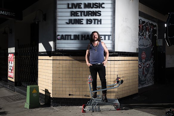 We're back: Lansdowne co-owner Jake Smyth can't wait to welcome punters back to the venue.