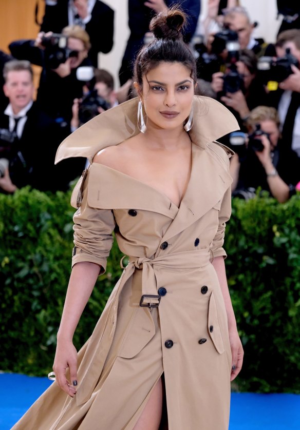 Spies unlike us ... actor Priyanka Chopra in Ralph Lauren at the Met Gala.