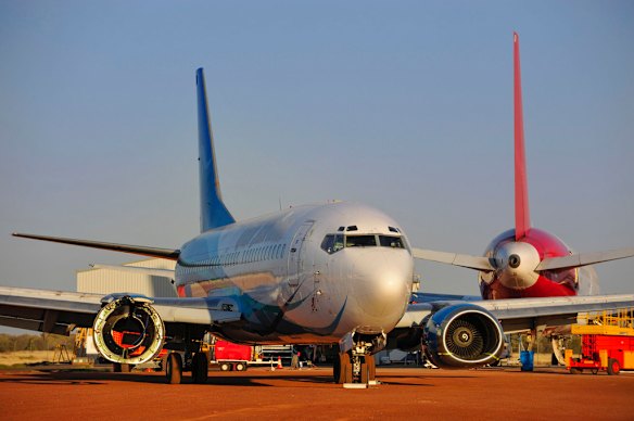Six commercial jets including a Boeing 767 from Qantas are now stored at the purpose built Alice Springs storage facility. It has future capacity for up to 250 aircraft.