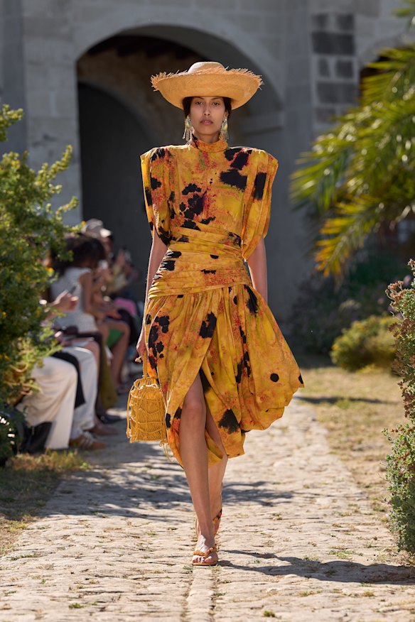 “It’s got this fluidity to it,” designer Lesleigh Jermanus says of the latest Alemais collection. 