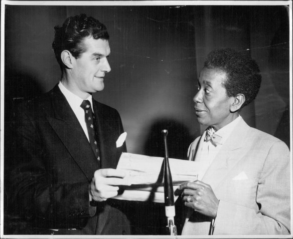 Tony Withers and Nellie Small during the recording The End Of The Affair on December 19, 1957.