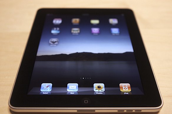 The original Apple iPad.