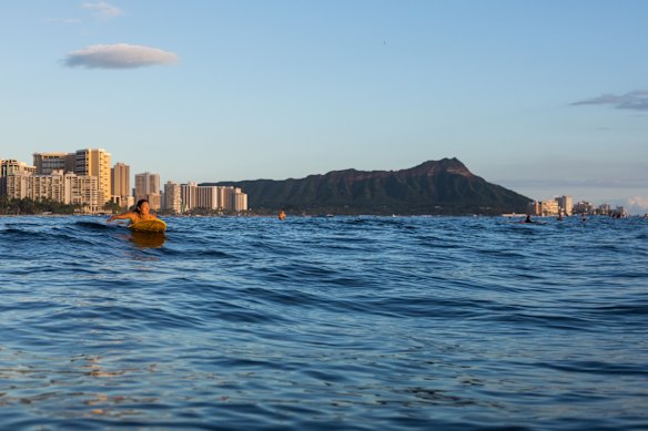 LEAHI (DIAMOND HEAD), OAHU: This volcanic tuff crater is Waikiki's, if not Hawaii's, most famous landmark, celebrated in art, song and fridge magnets. Known as the "brow of the tuna" in Hawaiian, the crater (not strictly a volcano) was formed as part of the "Honolulu volcanic series", a set of events that began about 800,000 years ago. The start of the summit trail is within the Diamond Head State Monument, an easy 20-minute drive from Waikiki. The moderate, 2.5-kilometre hike includes two sets of stairs, underground tunnels and a military bunker, all worth it for the views across Waikiki and the south shore. Open daily from 6am â 6pm.

Status: extinct