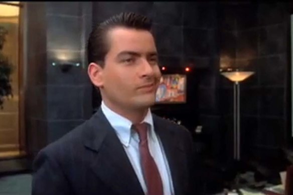 In <i>Wall Street</i>, 1987.