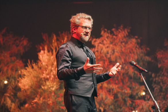 Perth Festival artistic director Iain Grandage at the launch of the 2024 program. 