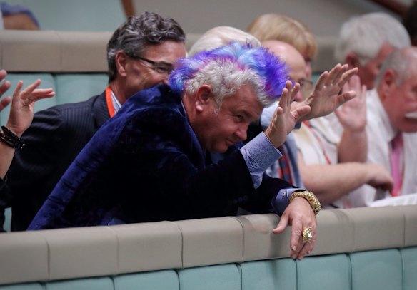 Mayor of the City Greater Geelong Cr Darryn Lyons during question time at Parliament House in Canberra on Wednesday 18 March 2015. Photo: Andrew Meares