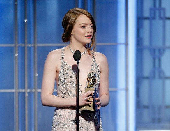 Emma Stone, <i>La La Land</i>: Best actress in a motion picture - comedy or musical.