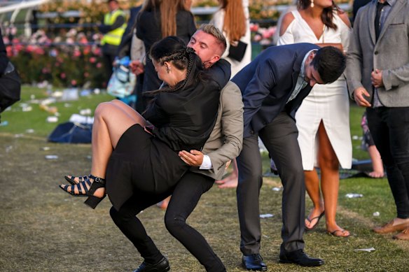 Flemington after the final race