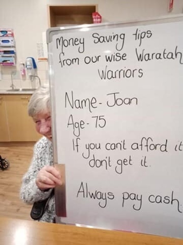 The residents of Waratah Lodge, an aged care home in Orbost in Victoria's east.