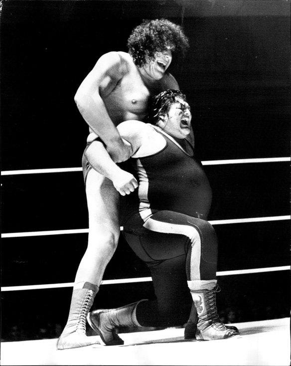 From The Archives 1974 Andre The Giant Is A Mighty Big Crowd Puller