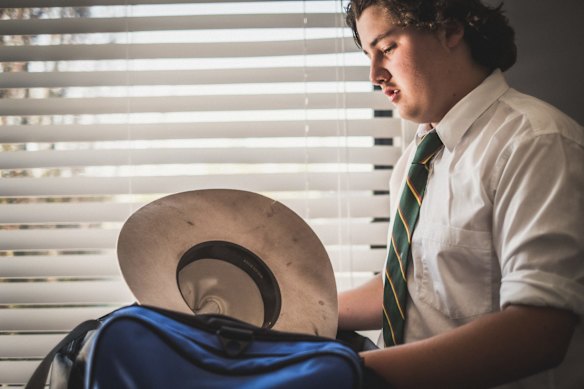 Max Bonner goes to boarding school at Farrer Agricultural High School in Tamworth, one of three public boarding schools in NSW.