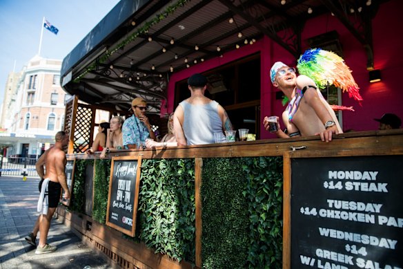 Oxford Street after Mardi Gras on March 1, 2020.