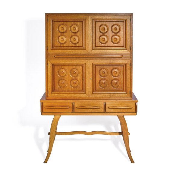 A Schulim Krimper cocktail cabinet – circa 1965  –  sold at auction for $23,000.