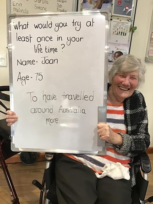 The residents of Waratah Lodge, an aged care home in Orbost in Victoria's east.