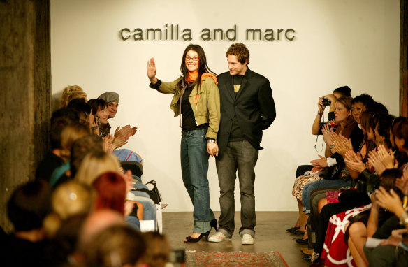 One of Camilla and Marc's earliest shows at Fashion Week Australia, in 2004.