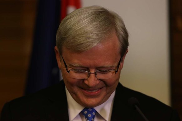 Kevin Rudd announced he will challenge Prime Minister Julia Gillard in a leadership ballot at Parliament House.