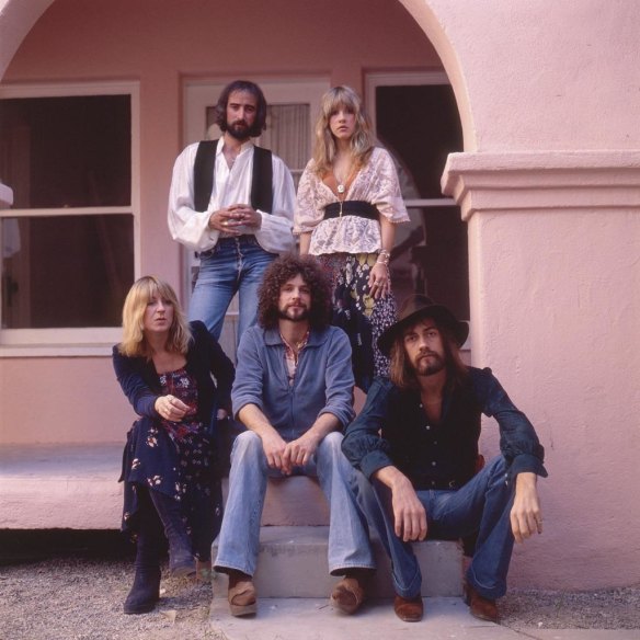 The classic line-up of Fleetwood Mac (clockwise from top left): John McVie, Stevie Nicks, Mick Fleetwood, Lindsey Buckingham and Christine McVie. 