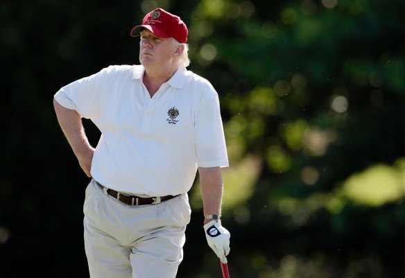 US President Donald Trump is a keen golfer. 