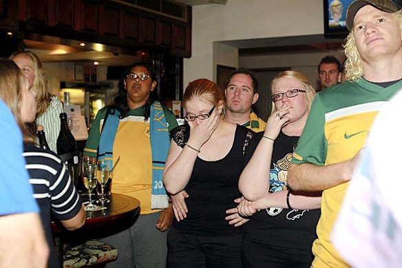 FIFA's decision elicits tears from passionate soccer fans in Sydney.