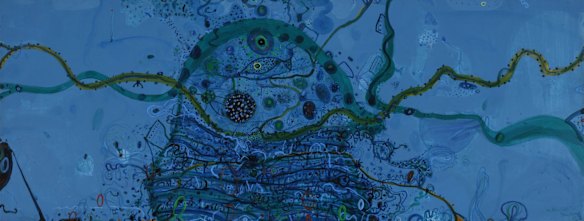 The Bay and Tidal Pool, 1977 by John Olsen.
Pic: Courtesy Sophie Olver and Christie Johnston