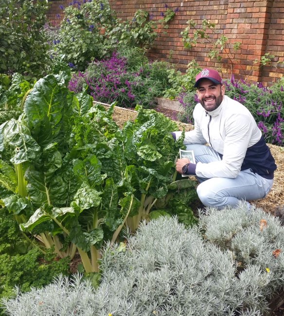 Omar Chahrouk is the driving force behind a successful high school gardening initiative.