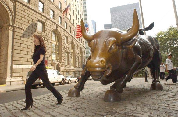 A 3 per cent fall on Wall Street can change the mood and turn the herd.